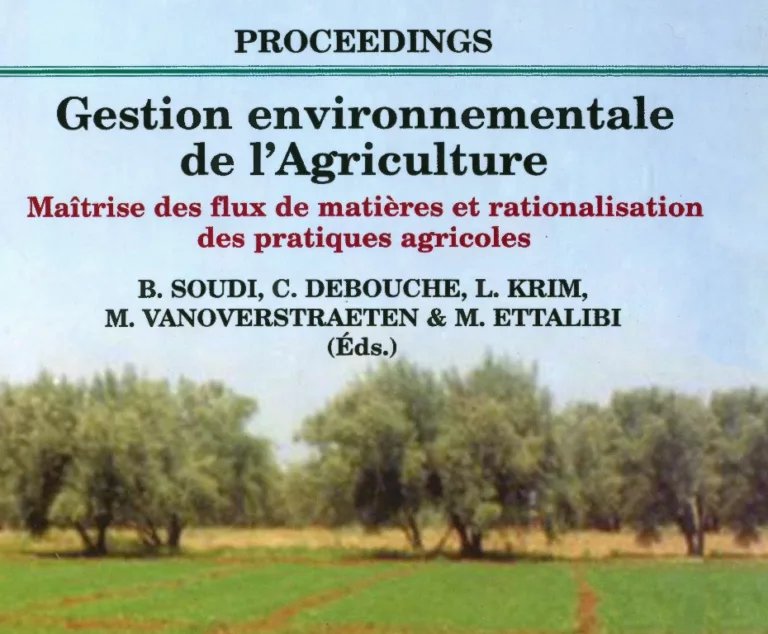 Gestion environnementale de l’agriculture (2005)