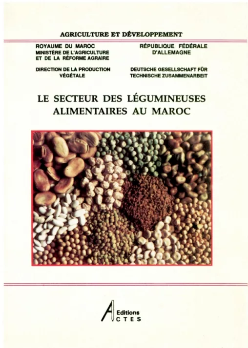 Le secteur des légumineuses alimentaires au Maroc (1992)
